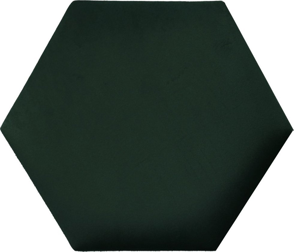 Panel tapicerowany heksagon 50cm Magic Velvet 2225 (Butelkowa zieleń) 50x43,3