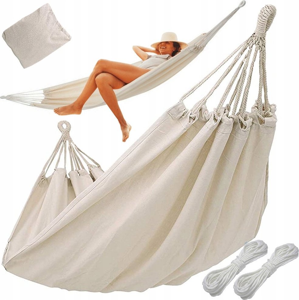 Verk HAMAK OGRODOWY WISZĄCY HUŚTAWKA BUJAK WOREK DUŻY