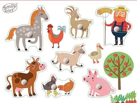 Drewniana Układanka Zwierzęta na wsi