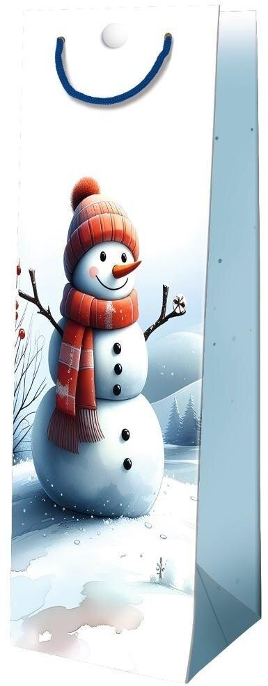 DaVinci Torebka ozdobna torba Świąteczna Bałwan butelka