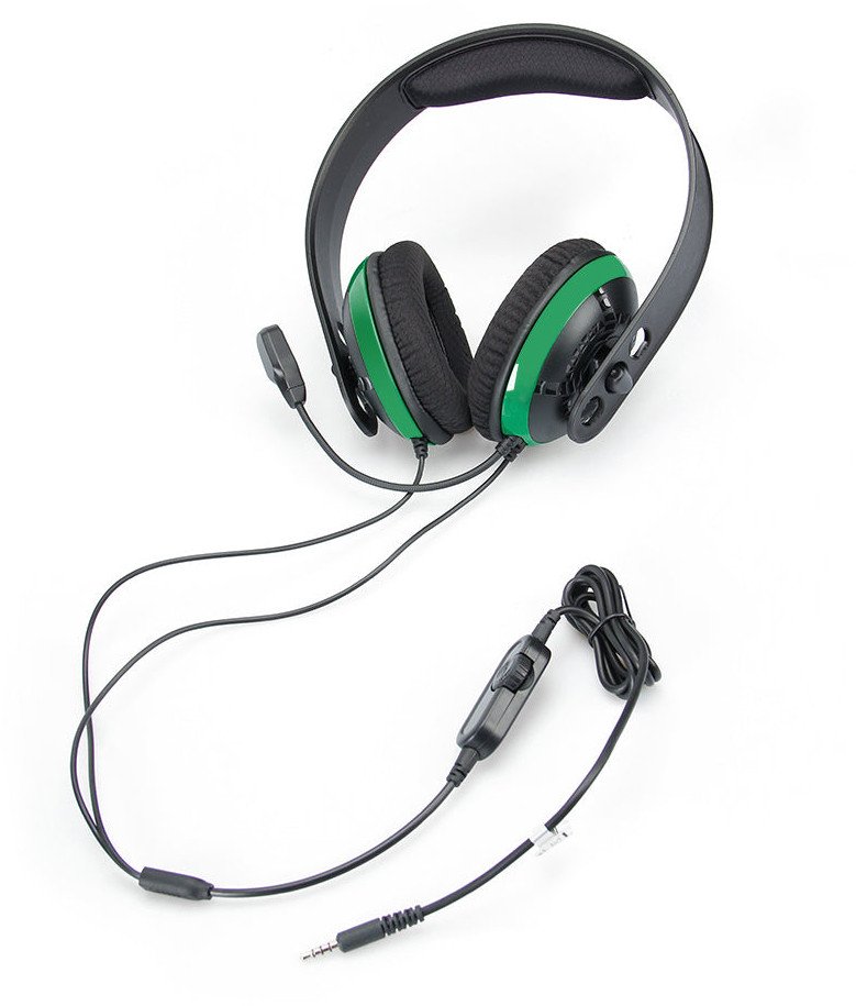 Zestaw słuchawkowy Over Ear Raptor Gaming HX200 Stereo czarny/zielony