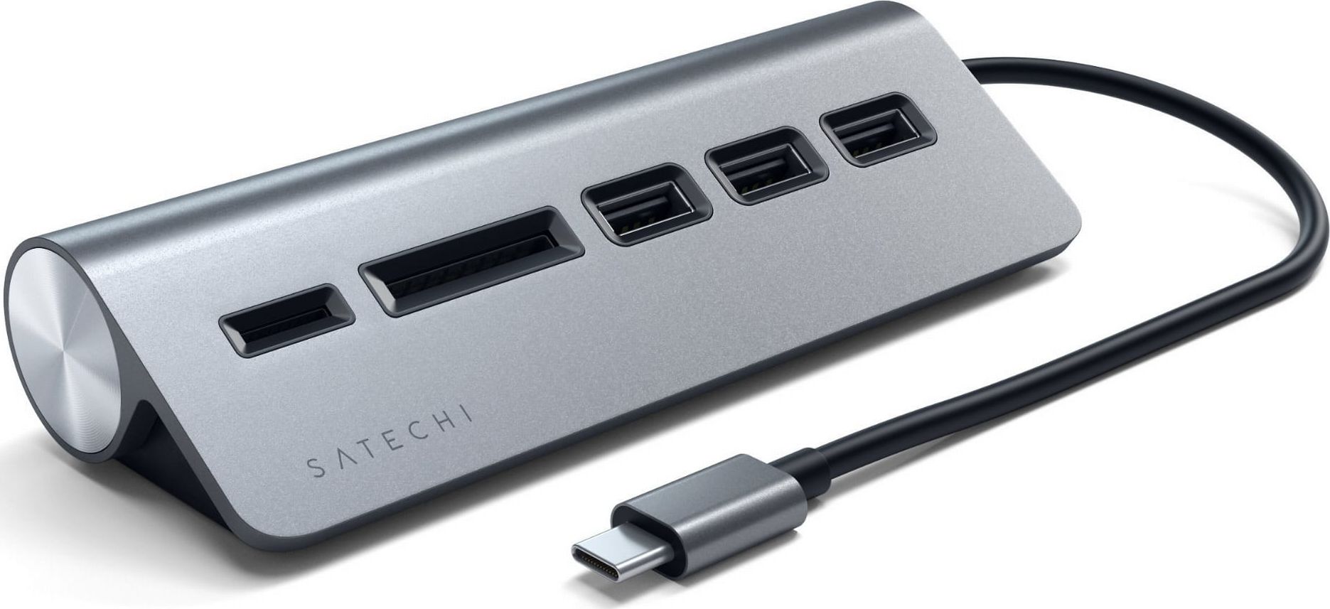 HUB USB Satechi 1x SD 1x microSD + 3x USB-A 3.0 (ST-TCHCRM)