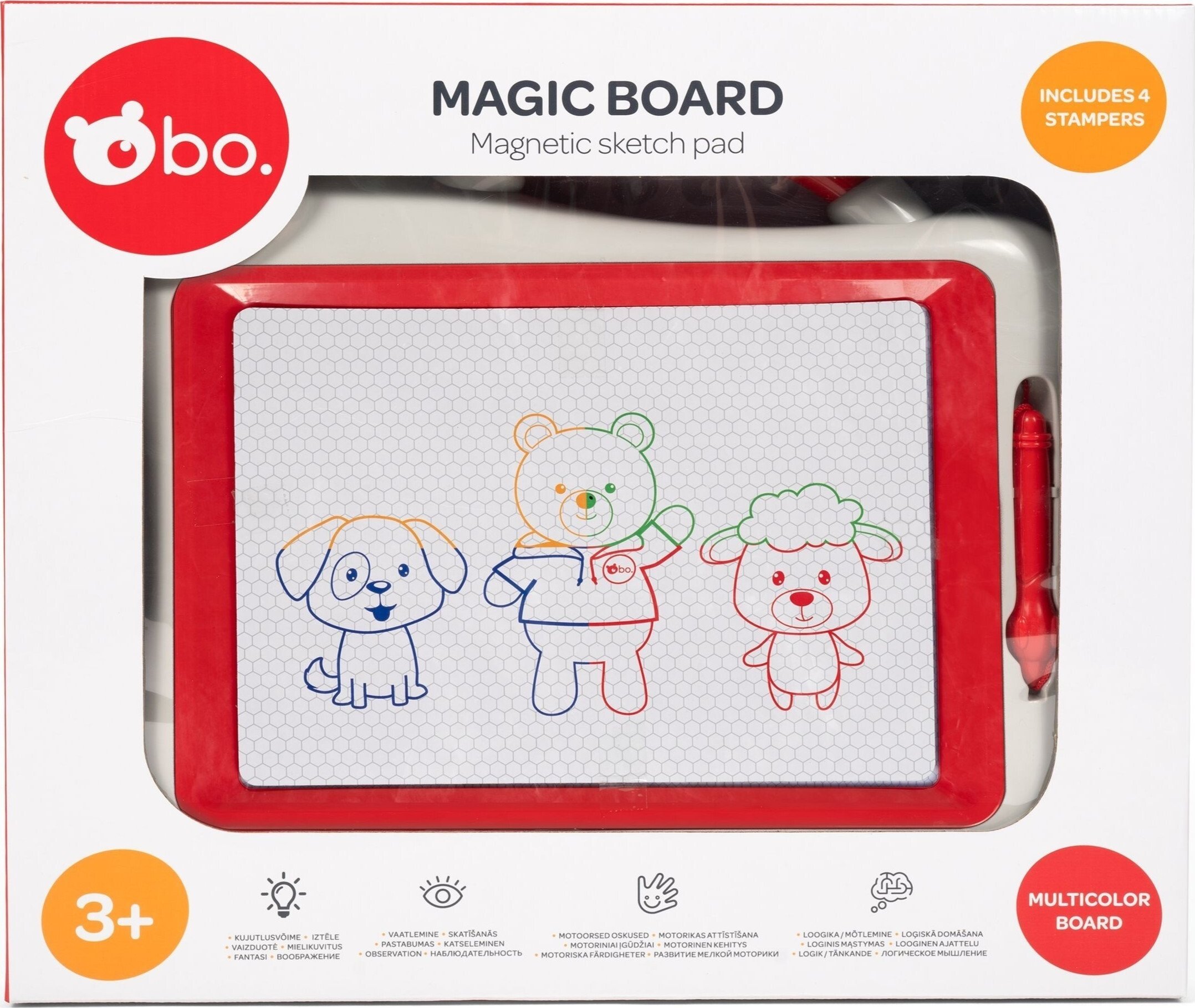 Apple bo. Magnetic drawing board, 39x32 cm