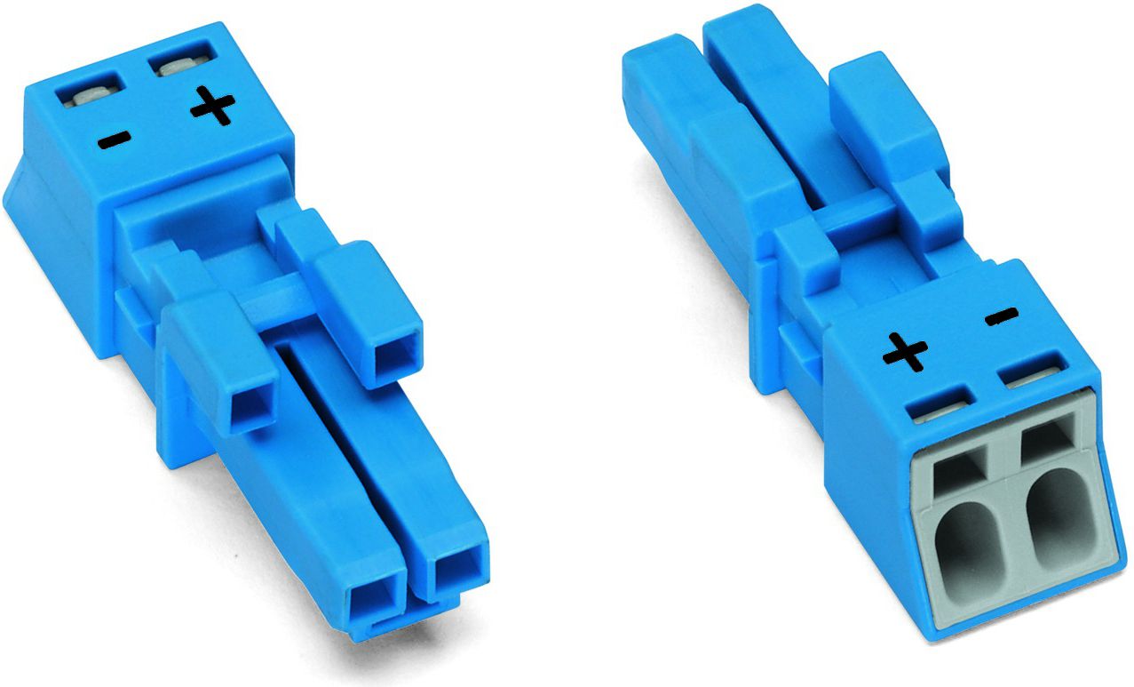 Wago Gniazdo 2-biegunowe niebieskie kodowanie I WINSTA MINI (890-1102)