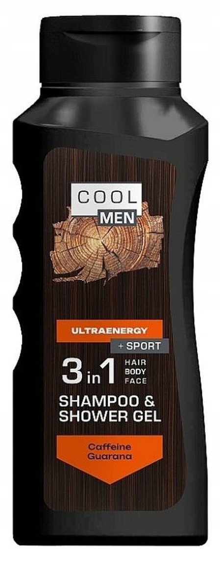 Cool Men Szampon i żel pod prysznic 3 w 1 Ultraenergy 400ml