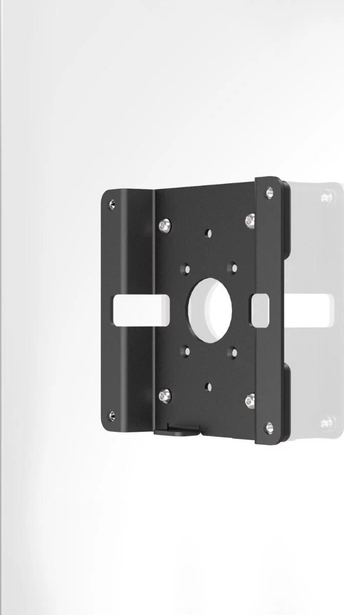 Uchwyt Compulocks Compulocks VESA Glass Mount Bracket with Security Slot - Befestigungskit (VESA-Halterung) - fur LCD-Display/Tablet - Montageschnitts