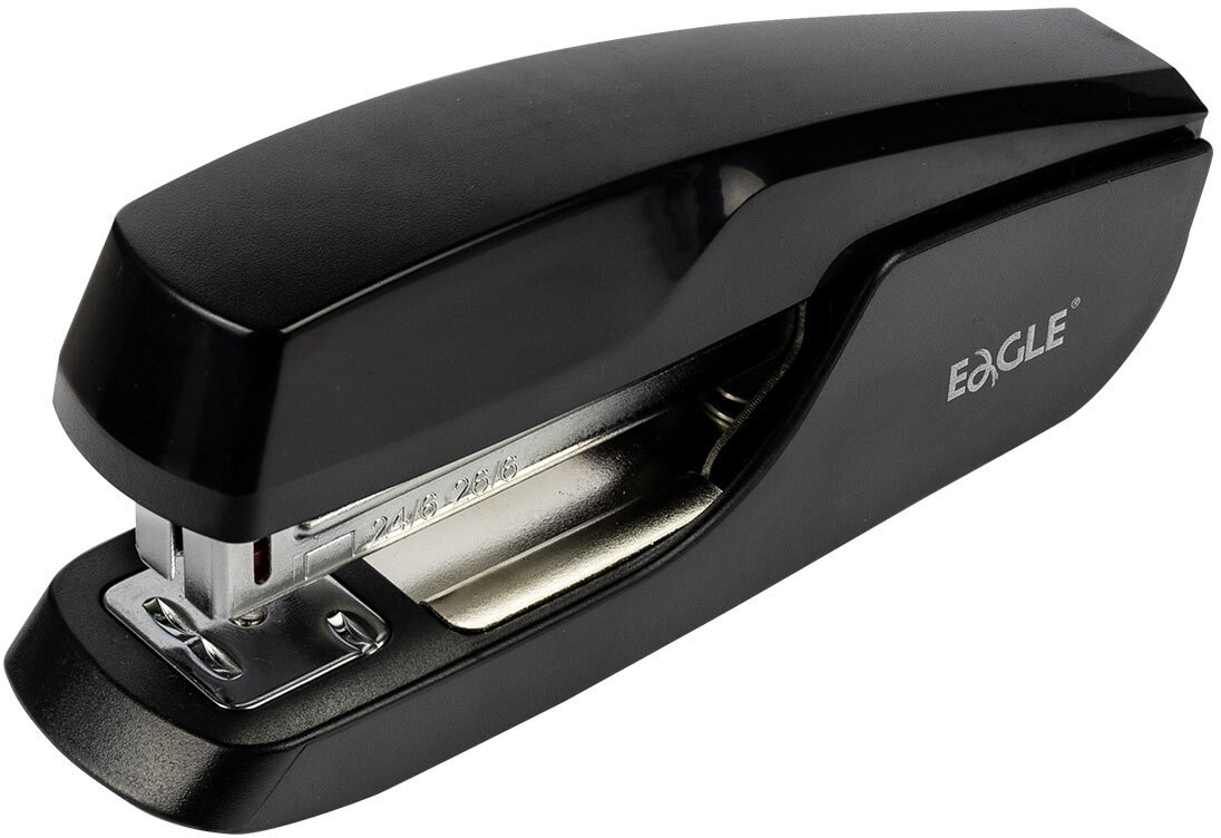 Zszywacz S6108 czarny 24/6 -18 kartek EAGLE