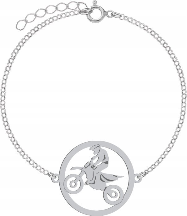 Radziszewska Jewellery Srebrna Bransoletka Motocross GRAWER GRATIS