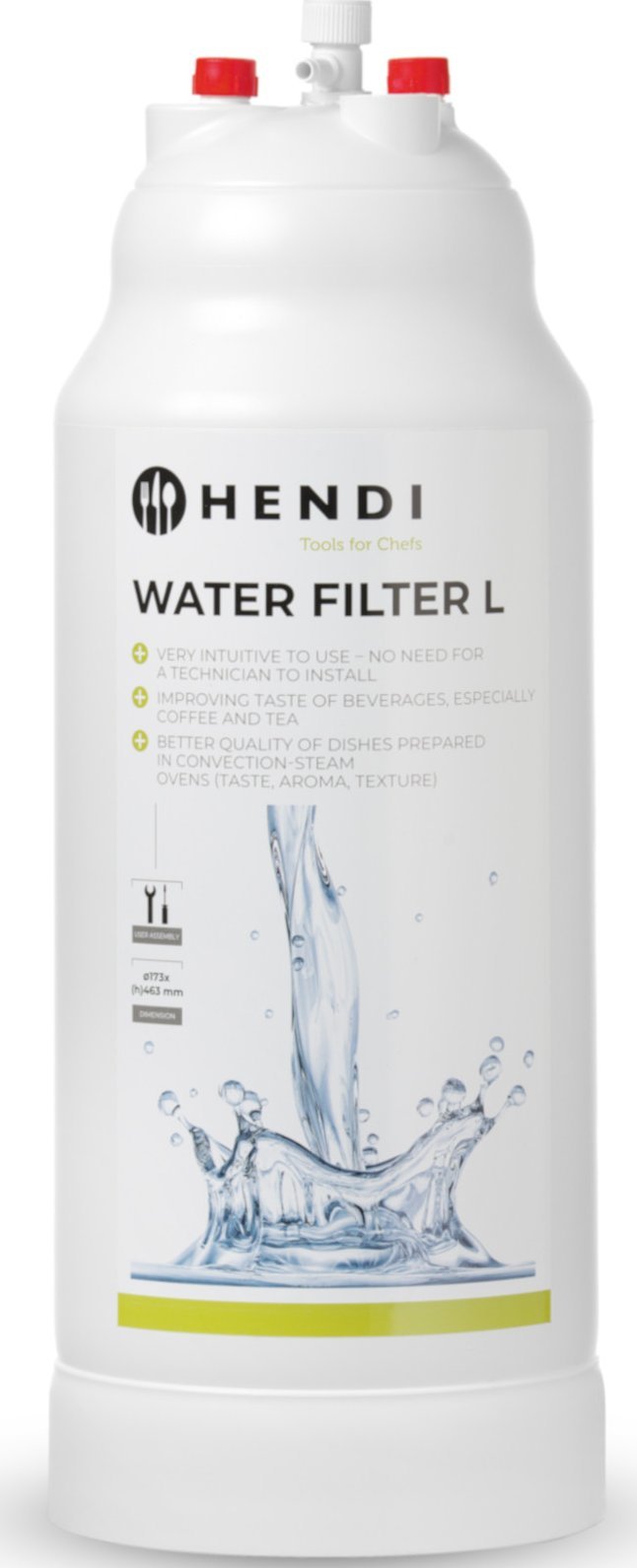 Hendi Filtr do uzdatniania wody XL śr. 173 x 463 mm 5 l/min - Hendi 237861 Filtr do uzdatniania wody XL śr. 173 x 463 mm 5 l/min - Hendi 237861