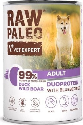 Raw Paleo Duck&Boar Adult Can 400g