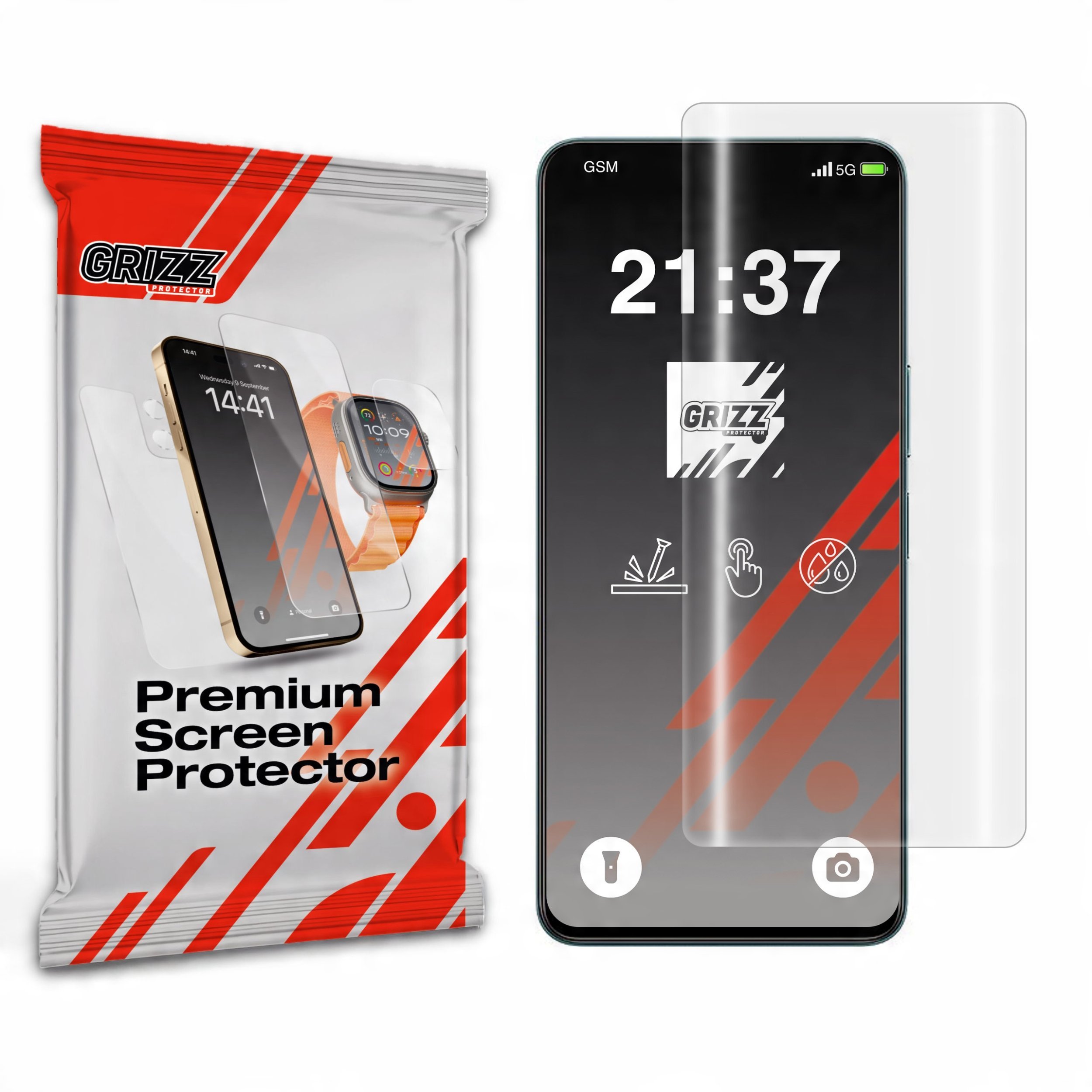 Folia hydrożelowa GrizzGlass Hydrofilm do Vivo Y04 4G