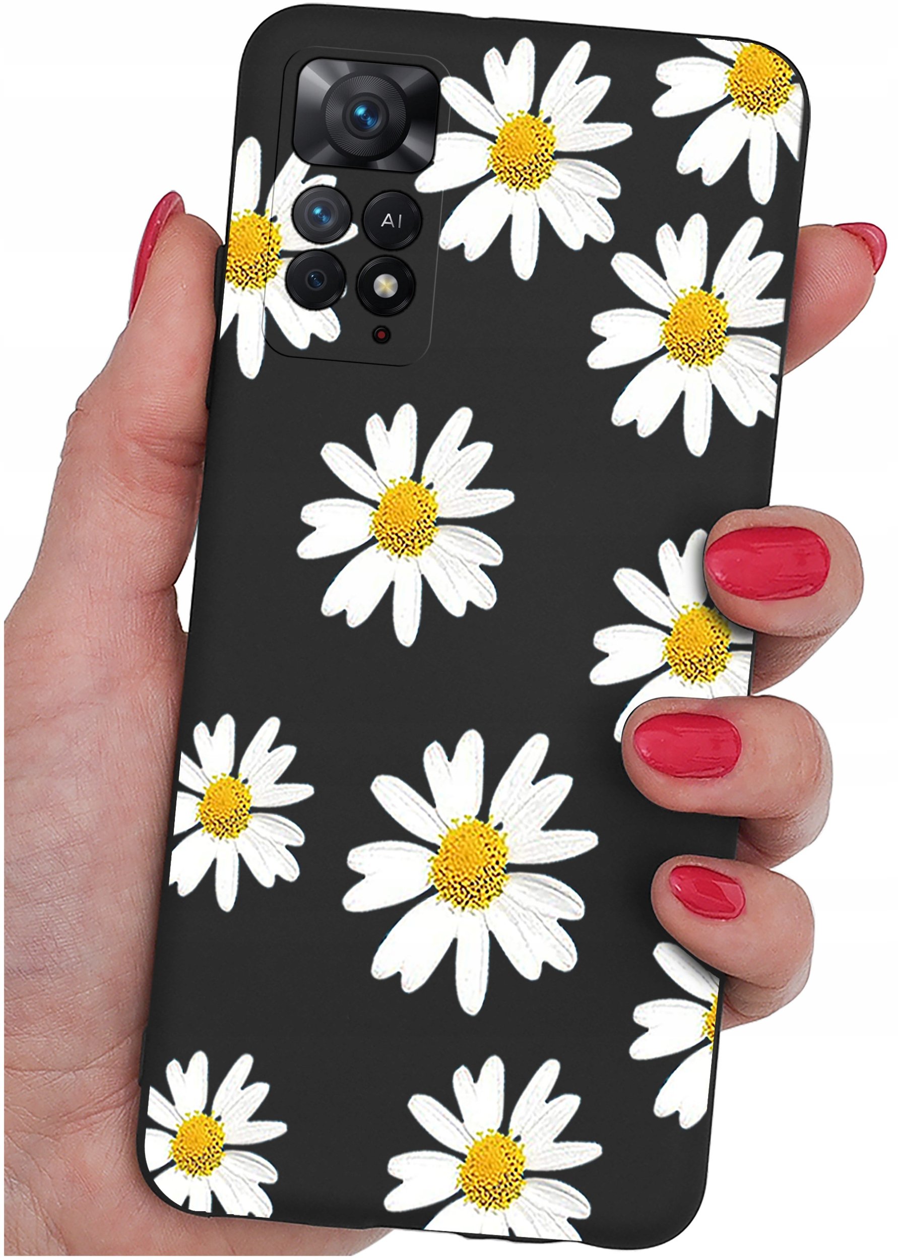 ETUI do Xiaomi Redmi Note 11 Pro | WZORY | SILIKONOWE MATT CASE + SZKŁO 9H