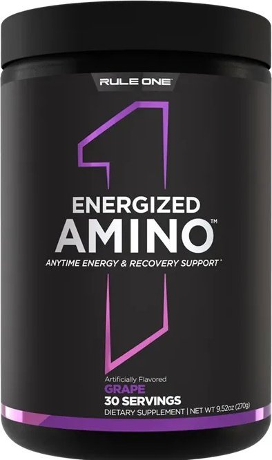 Rule One - Aminokwasy, Energized Amino, Winogrono, Proszek 270g