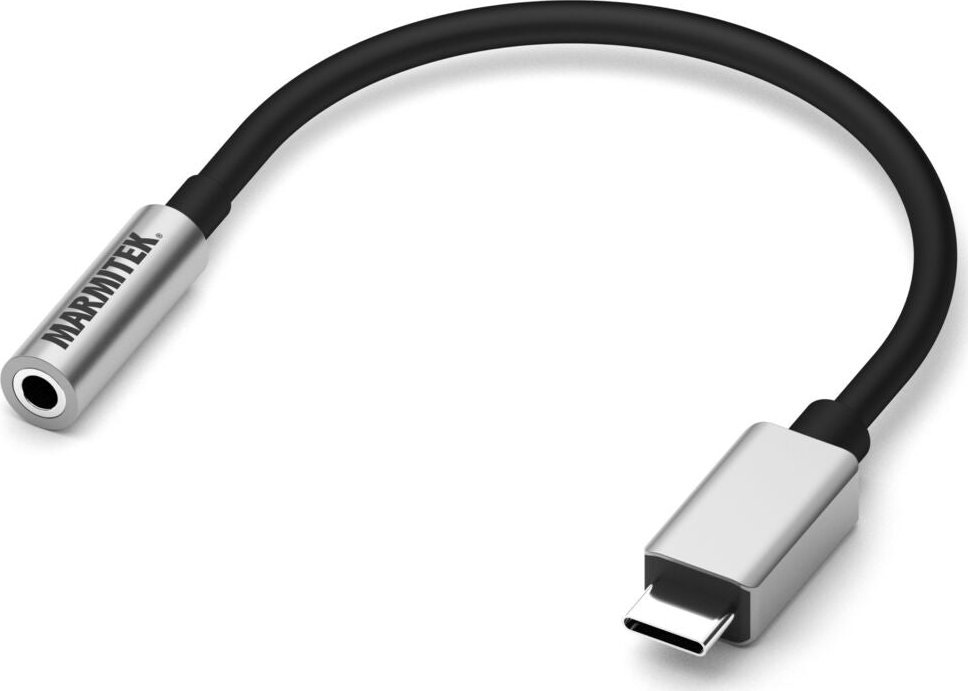 Adapter USB Marmitek USB-C - Jack 3.5mm Srebrny (8374)