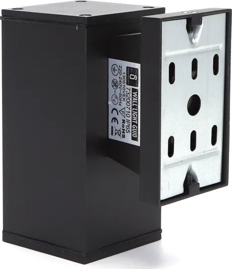 Kinkiet Aigostar Oprawa ścienna jednokierunkowa lampa ścienna czarna bez źródła światła GU10 Jednokierunkowa lampa ścienna czarna bez źródła światła