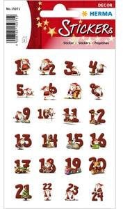 HERMA 15071 naklejka dekoracyjna Papier Czerwony Na stałe 72 szt.