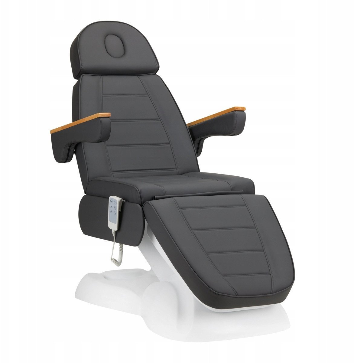 Fotel kosmetyczny elektryczny SILLON Lux 273b 3sil. v2 szary