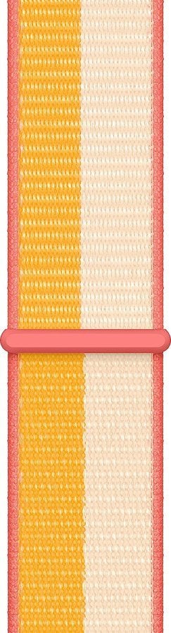 APPLE PASEK APPLE WATCH ML2Y3AM/A SPORT LOOP 45MM MAIZE/WHITE ORYGINALNA PLOMBA