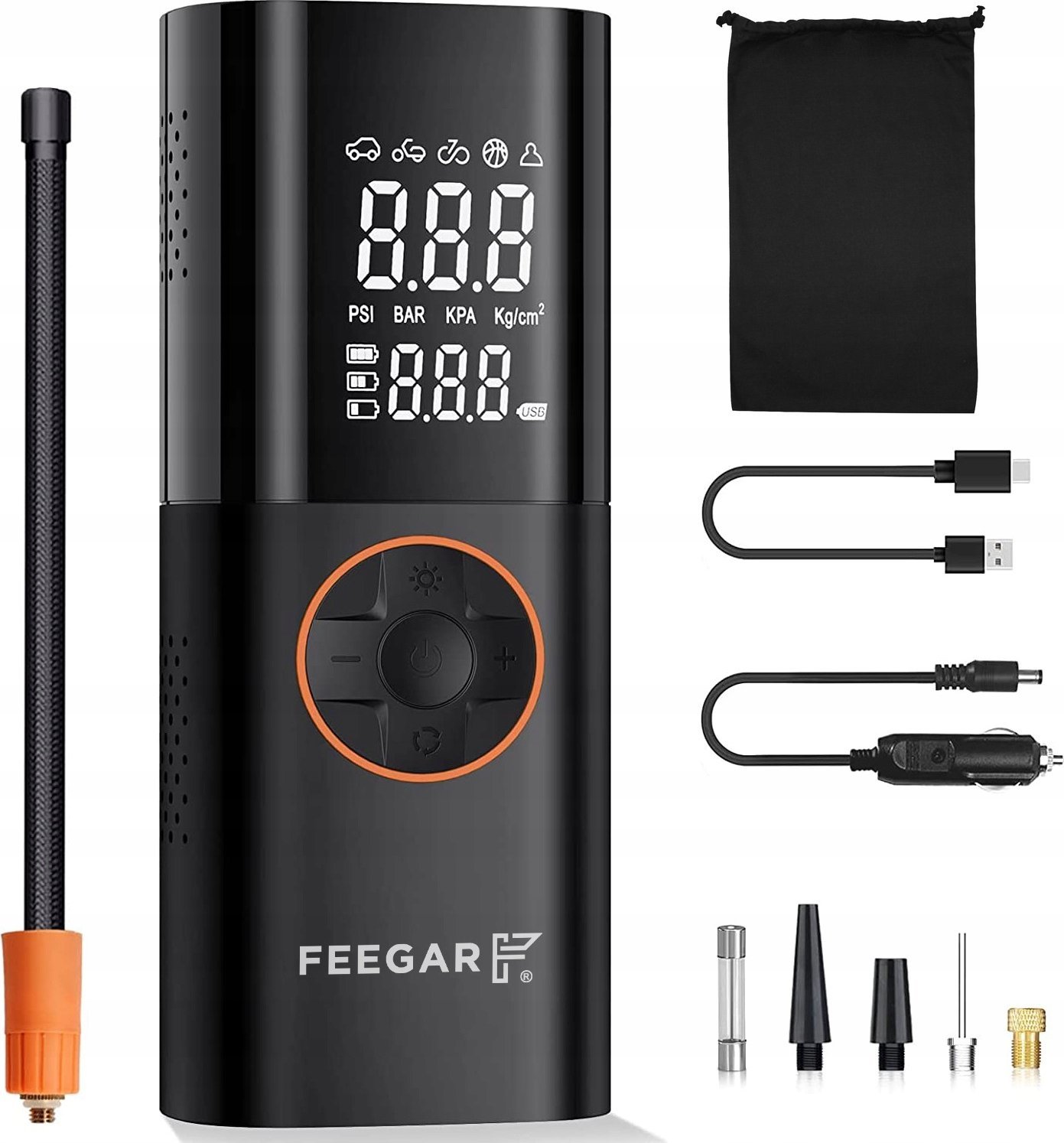 Kompresor samochodowyFeegarKompresor Samochodowy Feegar Pompka Sprężarka 12V