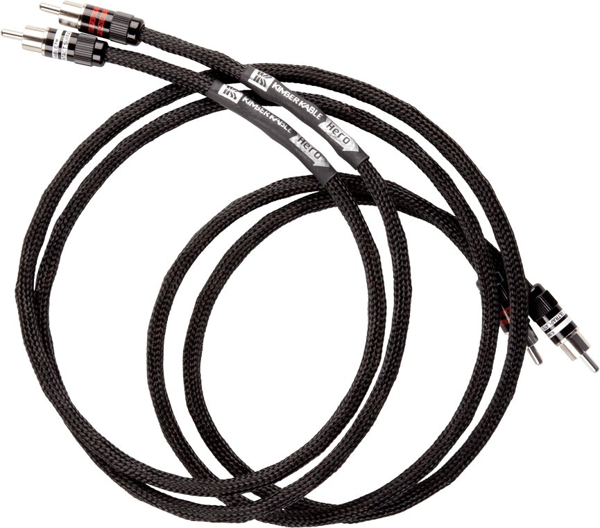 KIMBER KABLE HERO 1,0m ULTRAPLATE BLACK GQ INTERCONNECT