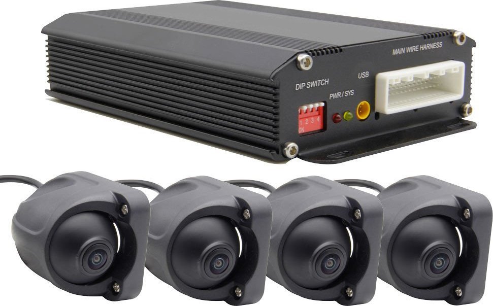 Expert PRO Zestaw wizyjny 4 kamery 360 stopni AHD