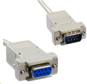 PremiumCord DB-9 - DB-9, 10m, Biały (kpm10)