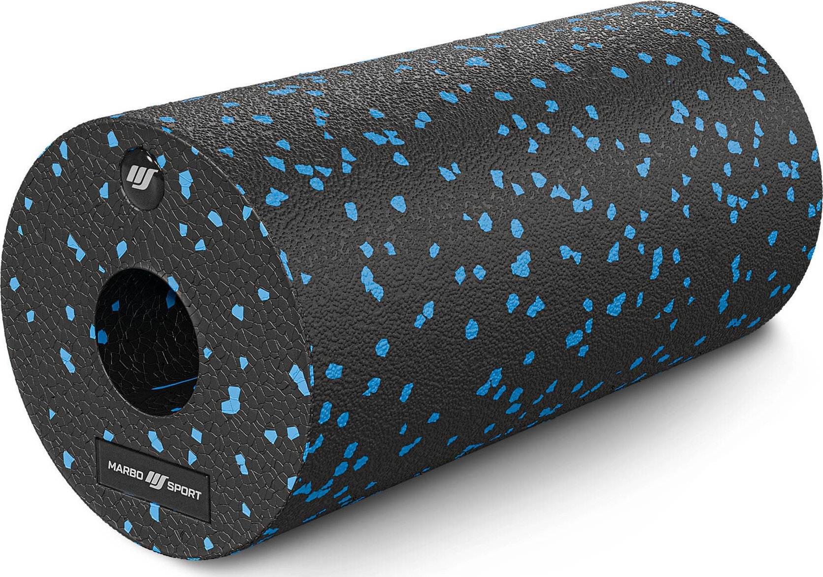 Wałek/roller do masażu EPP 30 cm czarny/niebieski - Marbo Sport