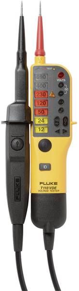 Fluke Tester dwubiegunowy napięcia i ciągłości obwodu LED 12-690V AC IP64 Fluke T110/VDE (4093088)