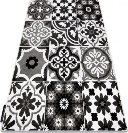 Dywany Łuszczów Dywan ALTER Porto Kwiaty szary, 280x370 cm