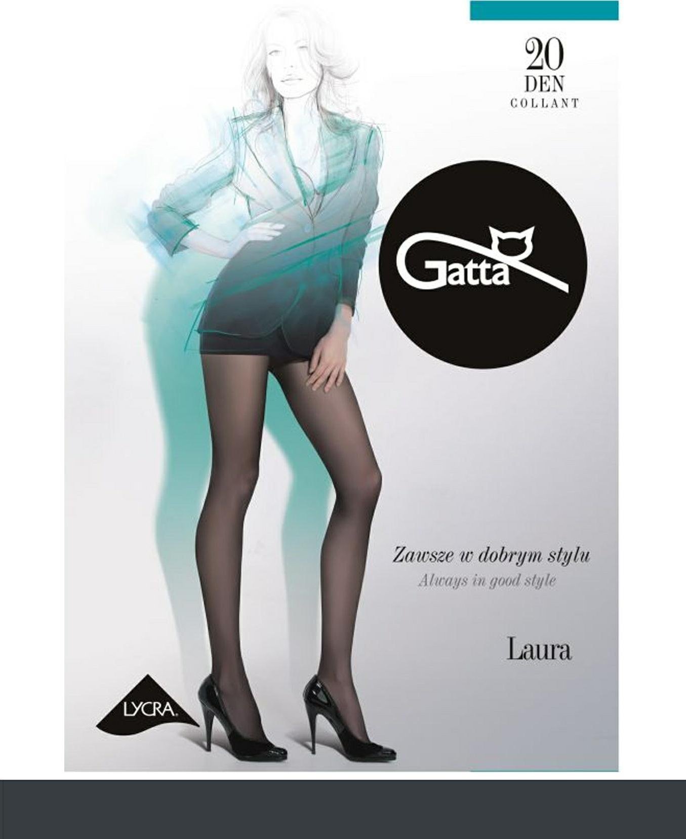 Gatta GATTA LAURA 20DEN 4-L/Grafit