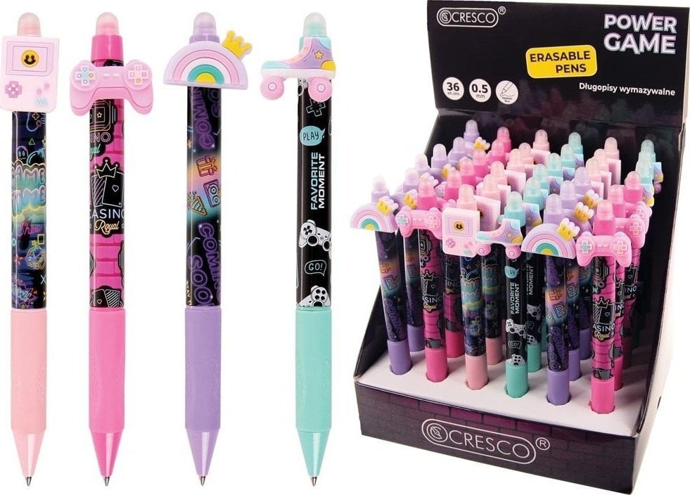 Teka Długopis wymazywalny Power Game (36szt)