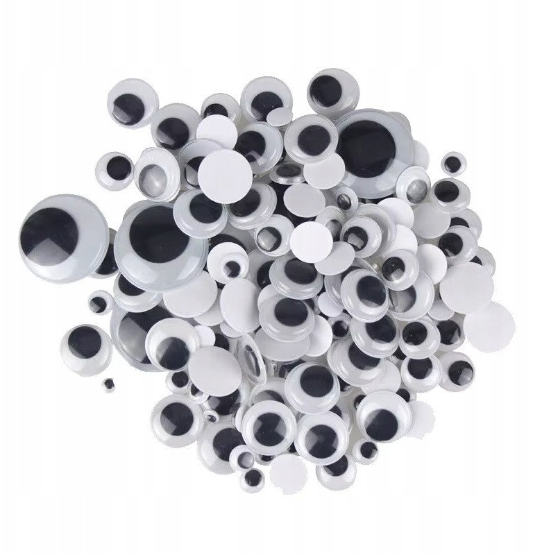 Naklejki 3D Oczy Oko Etykieta Dekoracyjna 200 sztuk