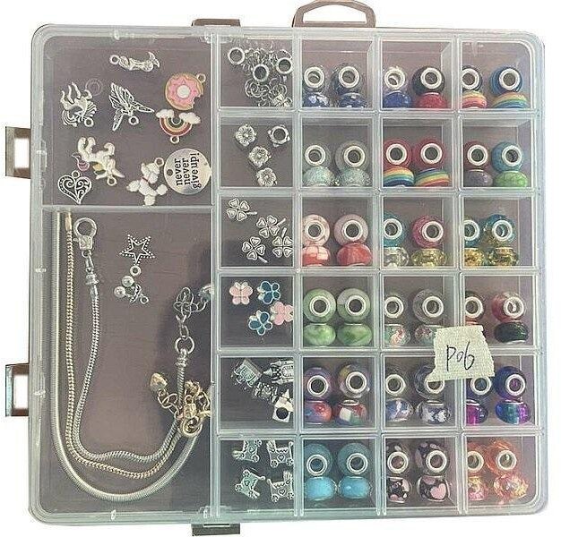 Zestaw do robienia bransoletek w ozdobnej kasetce