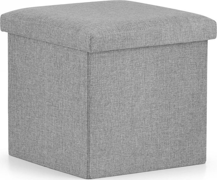 Elior Szara kwadratowa pufa otwierana - Nesto 4X