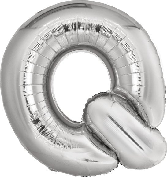 Balon foliowy litera Q srebrna 72x86cm