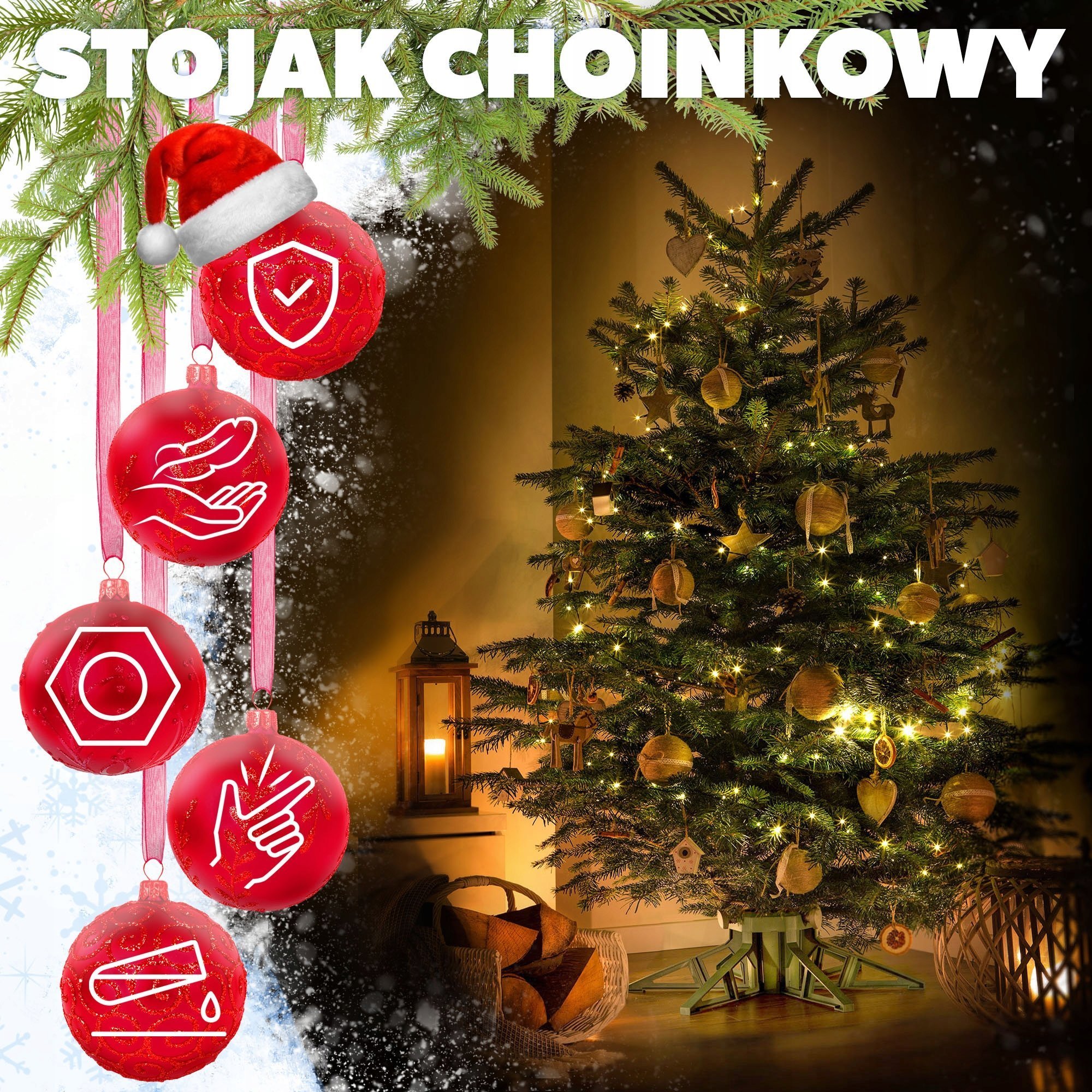 Kadax Stojak Choinkowy Na Choinkę Pod Drzewko Do 3,5M