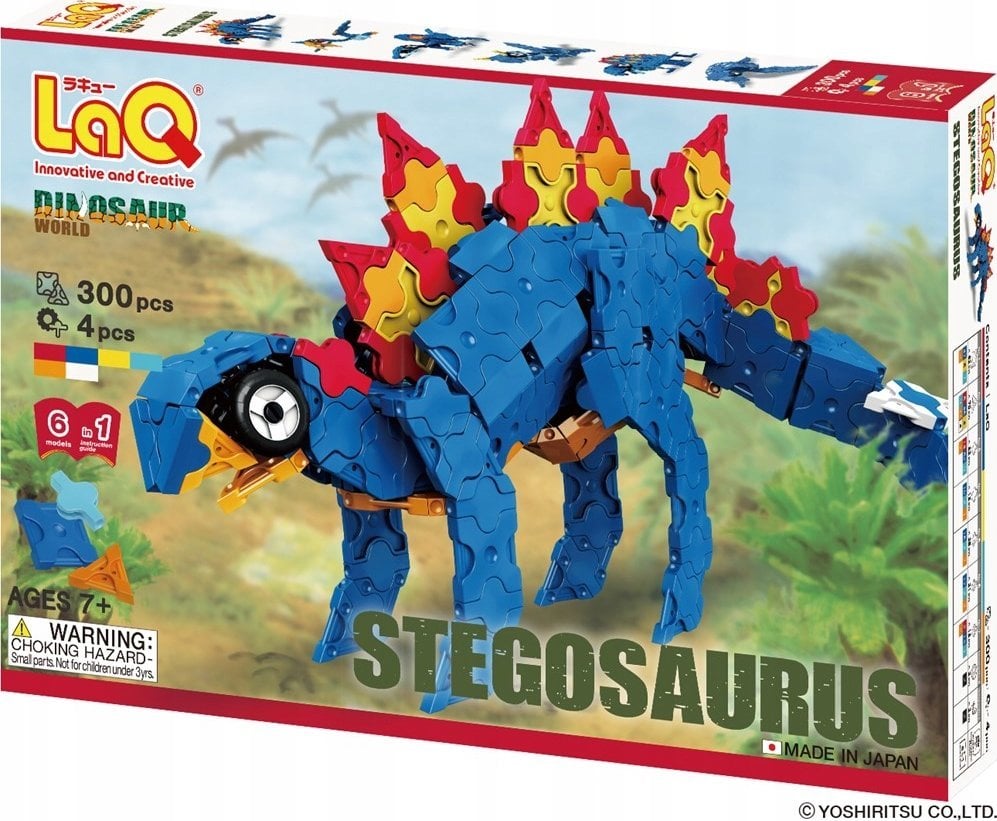 Klocki edukacyjne Stegosaurus