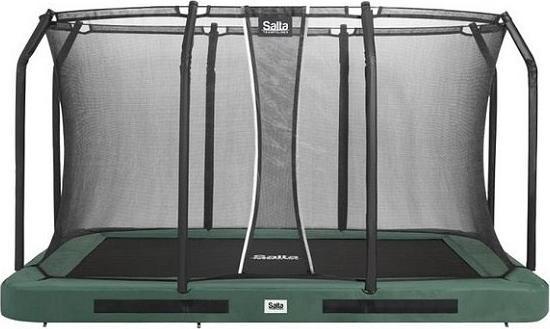 Trampolina ogrodowa Salta Premium Ground z siatką wewnętrzną 366 x 244 cm