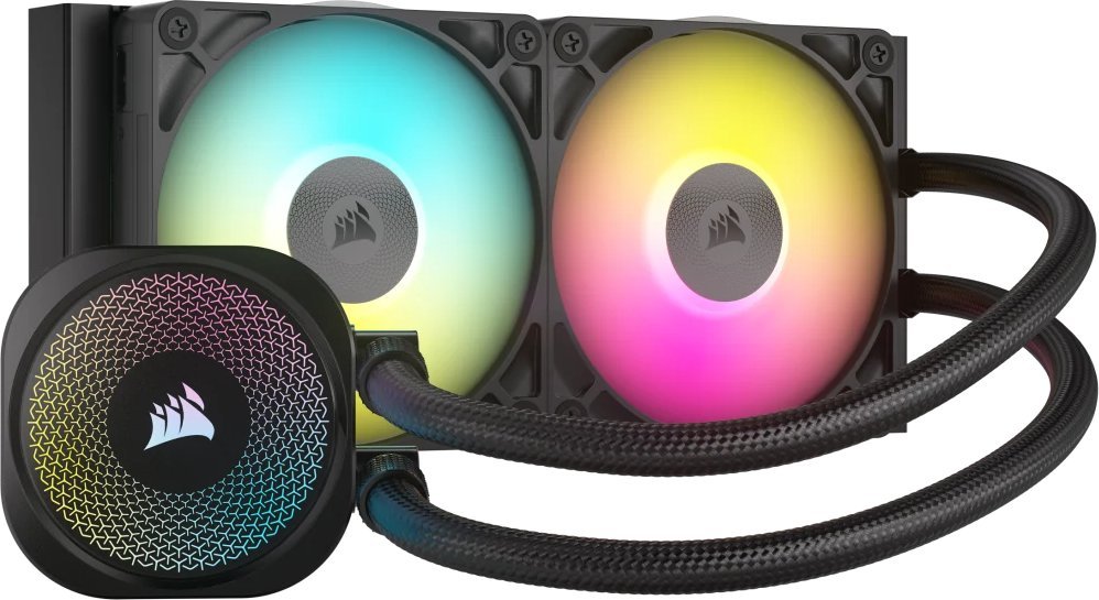 Chłodzenie wodne Corsair iCUE LINK Titan 240 RX RGB Czarny (CW-9061016-WW)