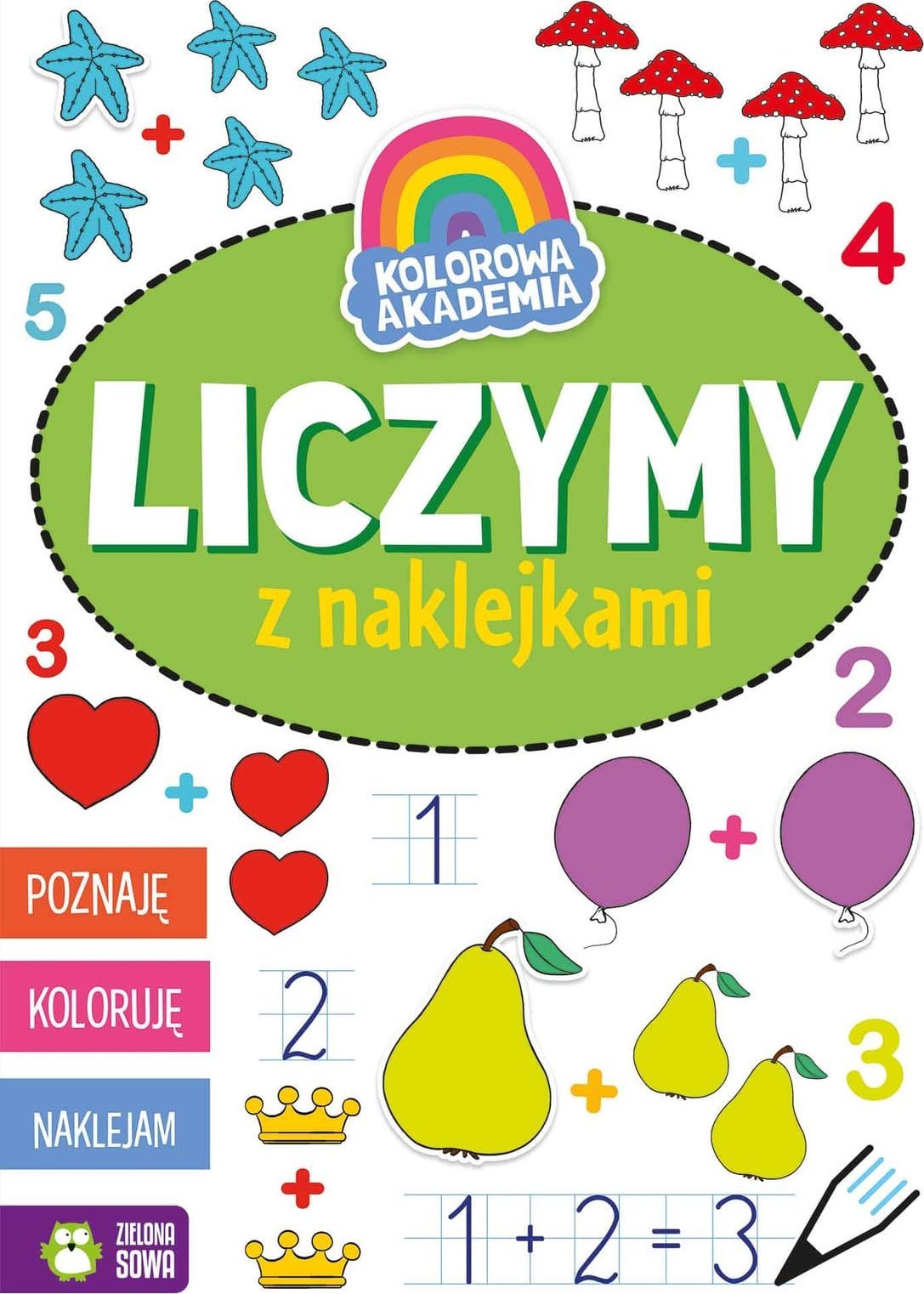 Zielona Sowa Kolorowa Akademia Liczymy z 93448