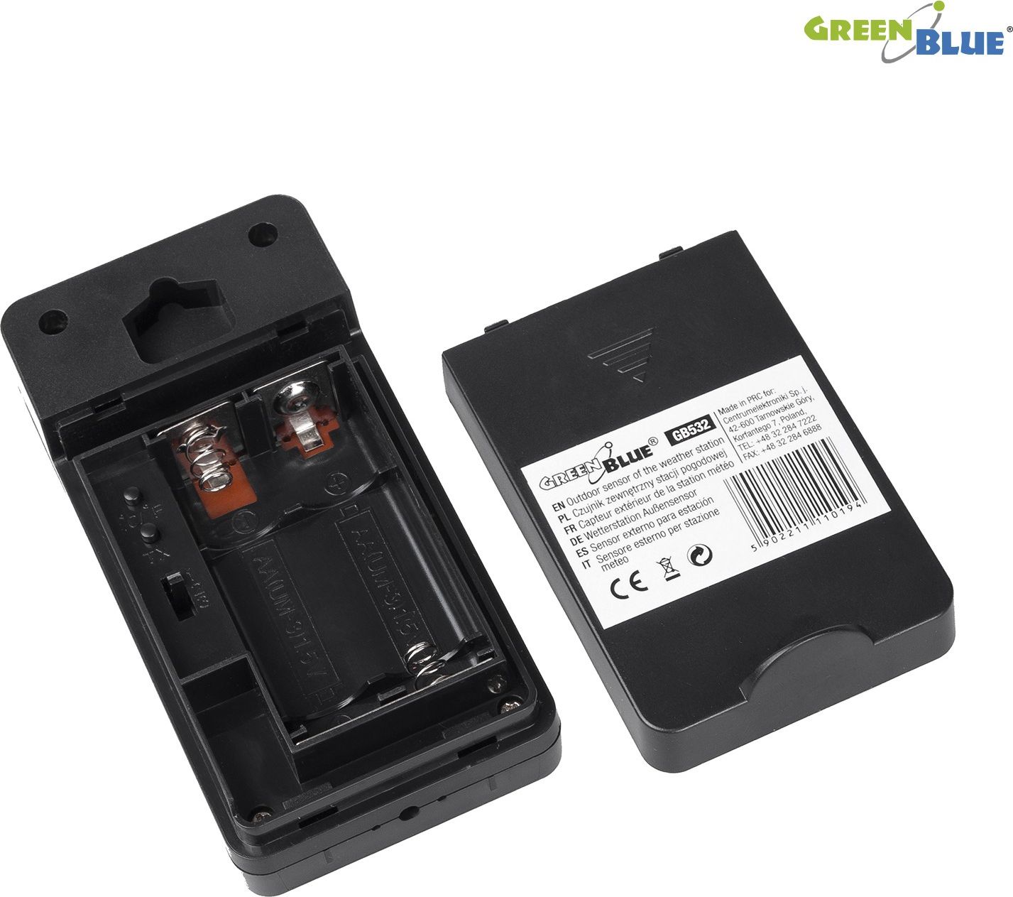 Stacja pogodowa GreenBlue GreenBlue GB532 Czujnik zewnętrzny stacji pogodowej, pasuje do stacji GB522
