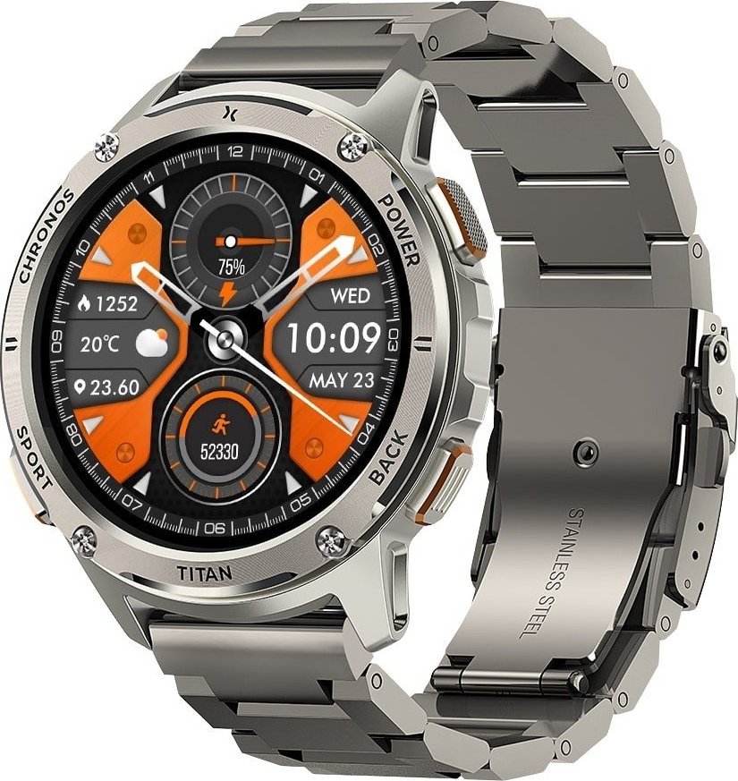 Smartwatch FW110 Titan Chronos Srebrny