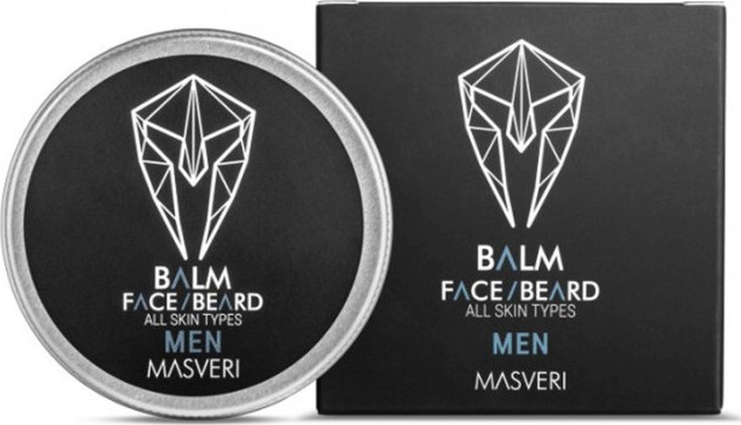 MASVERI Balsam do twarzy i brody do wszystkich typów skóry - 50ml