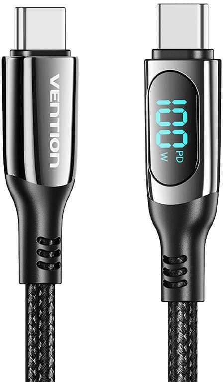 Kabel USB Vention USB-C - USB-C 1.2 m Czarny (TAYBAV)