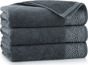 Selgros Ręcznik Ravenna 50x90 cm 450 g/m2 kolor Grafit