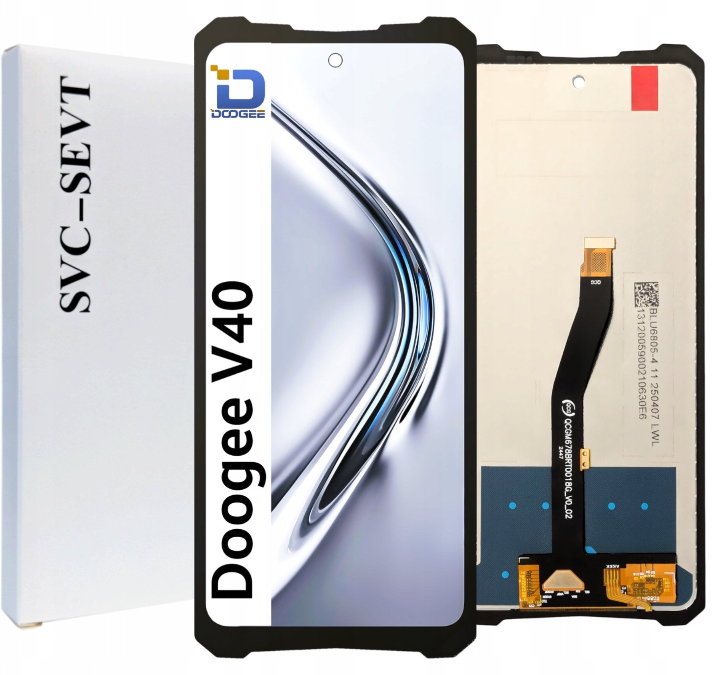 Wyświetlacz do Doogee V40 Ekran LCD Oryginał Zila (5904858381258)