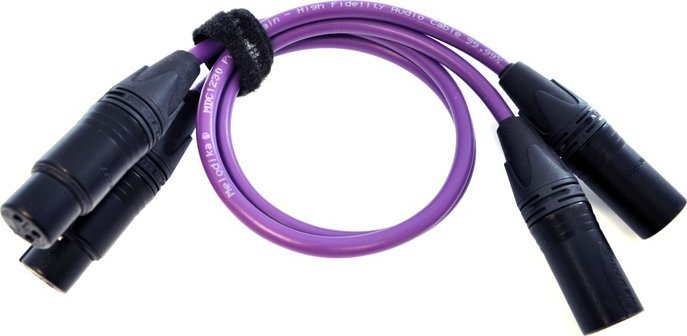 Kabel Melodika XLR x2 - XLR x2 7m fioletowy