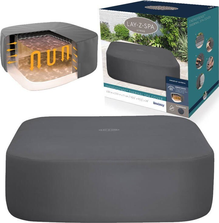 Bestway Pokrywa termiczna pokrowiec ENERGYSENSE do Lay-Z-Spa 230cm 60333
