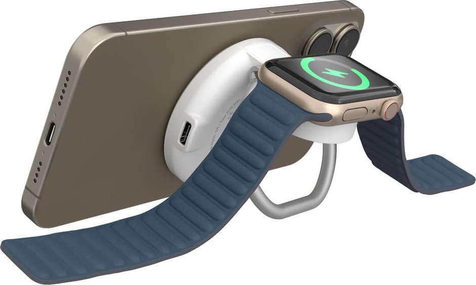 Targus HYPERJUICE QI2 2-IN-1 MAGNETIC/CHARGING STAND - Baltas