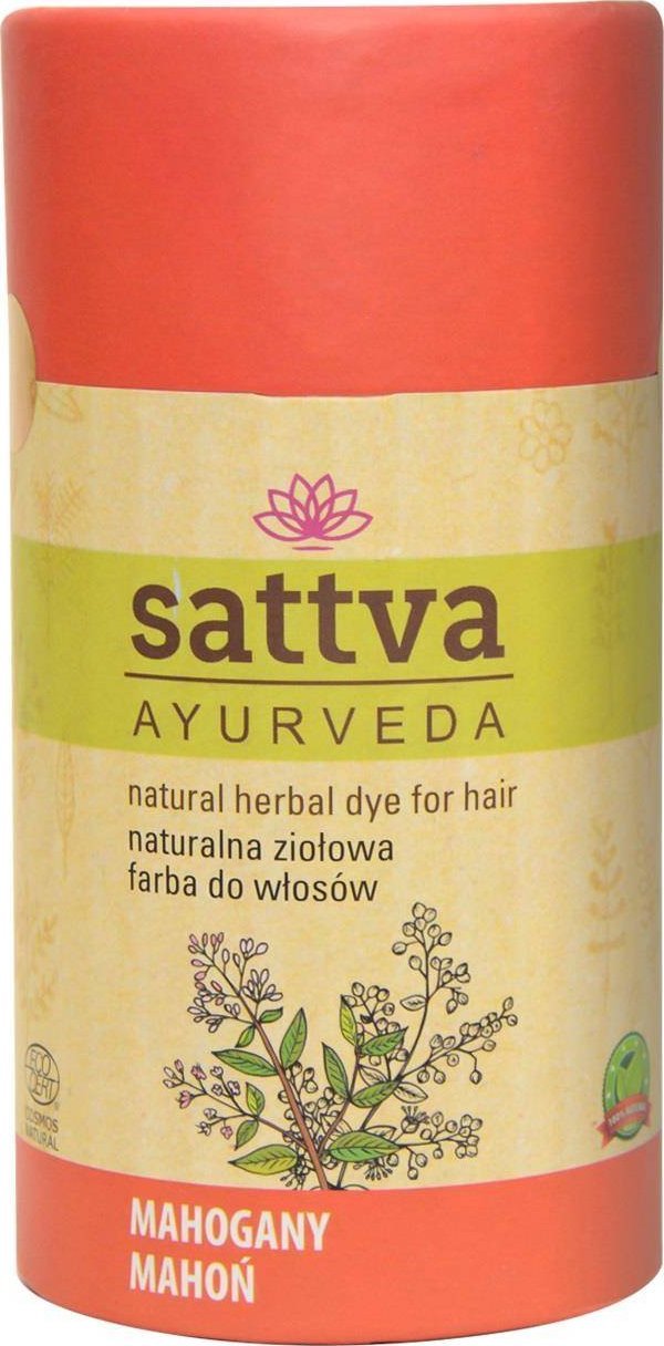 Sattva SATTVA_Natural Herbal Dye for Hair naturalna ziołowa farba do włosów Mahogany 150g